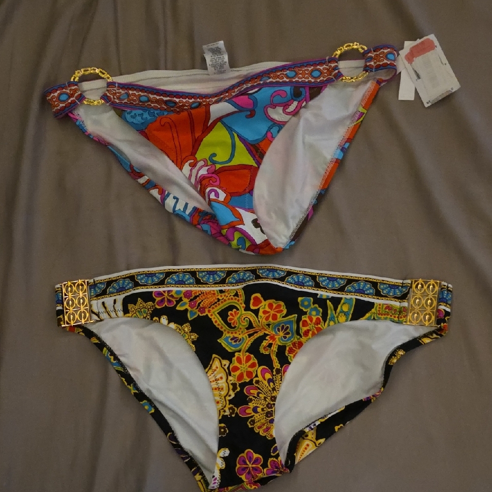 Colorful Trina Turk Swim Bottoms Sz 12